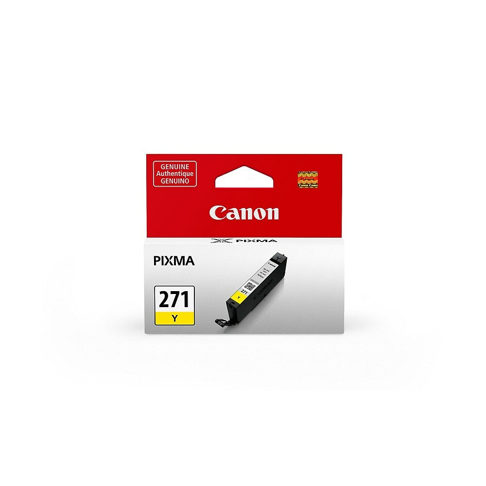 CANON Cartouche Jet d'encre Originale Jaune (300 pages) - CLI-271Y - 0393C001
