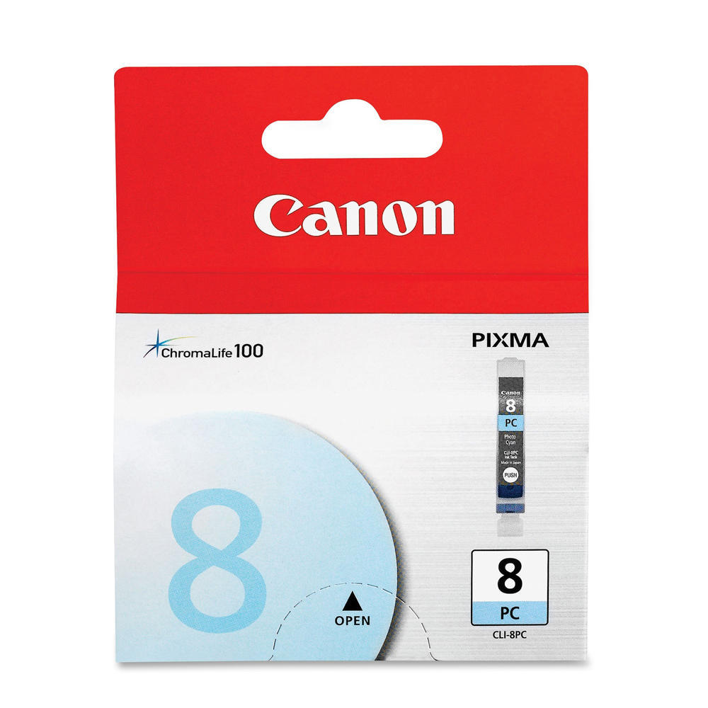 CANON Cartouche Jet d'encre Originale Photo, cyan (450 pages) - CLI-8PC - 0624B002