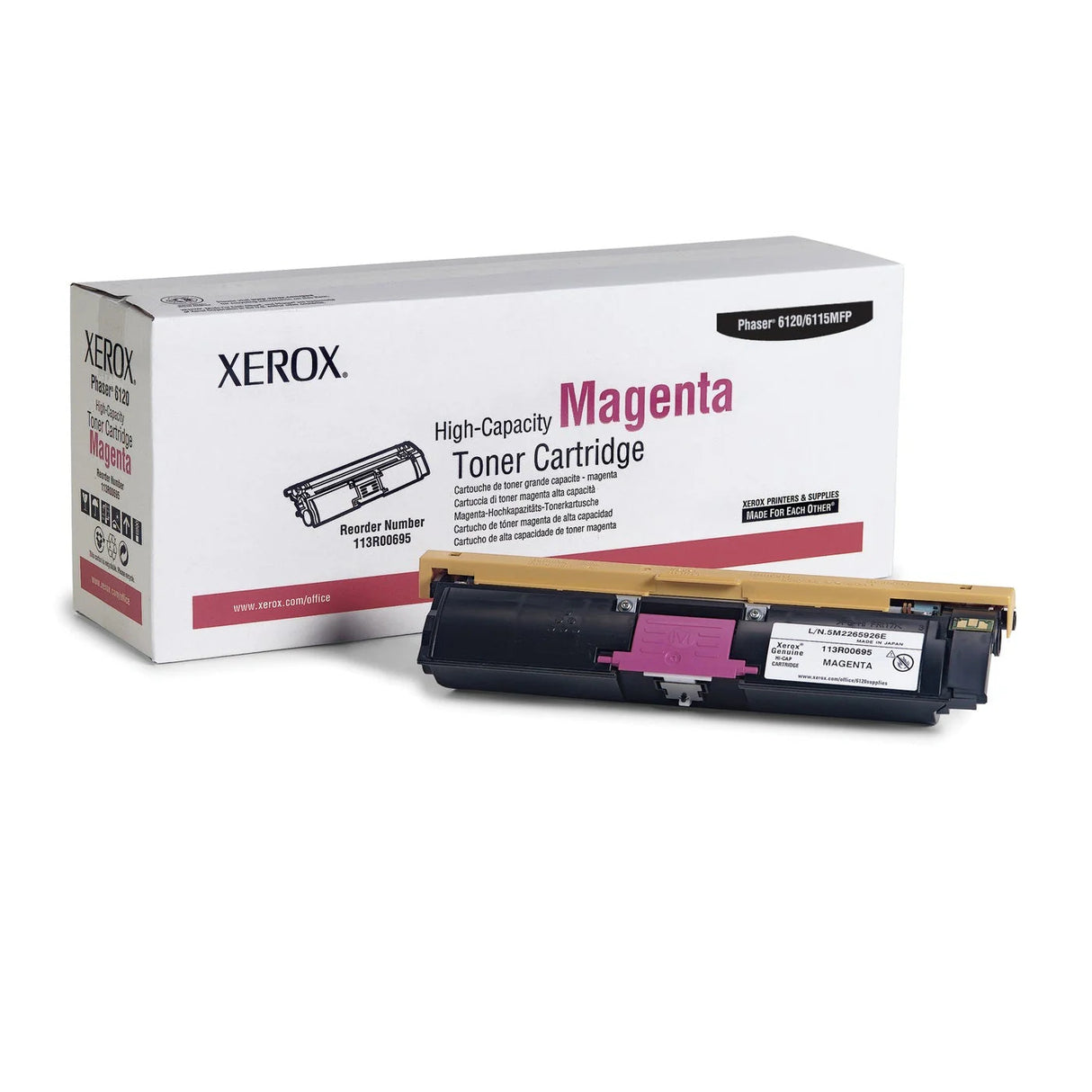 XEROX Cartouche Laser Originale Magenta (4 500 pages) - 113R00695