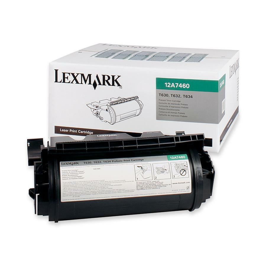 LEXMARK Cartouche Laser Originale Noire (5 000 pages) - 12A7460