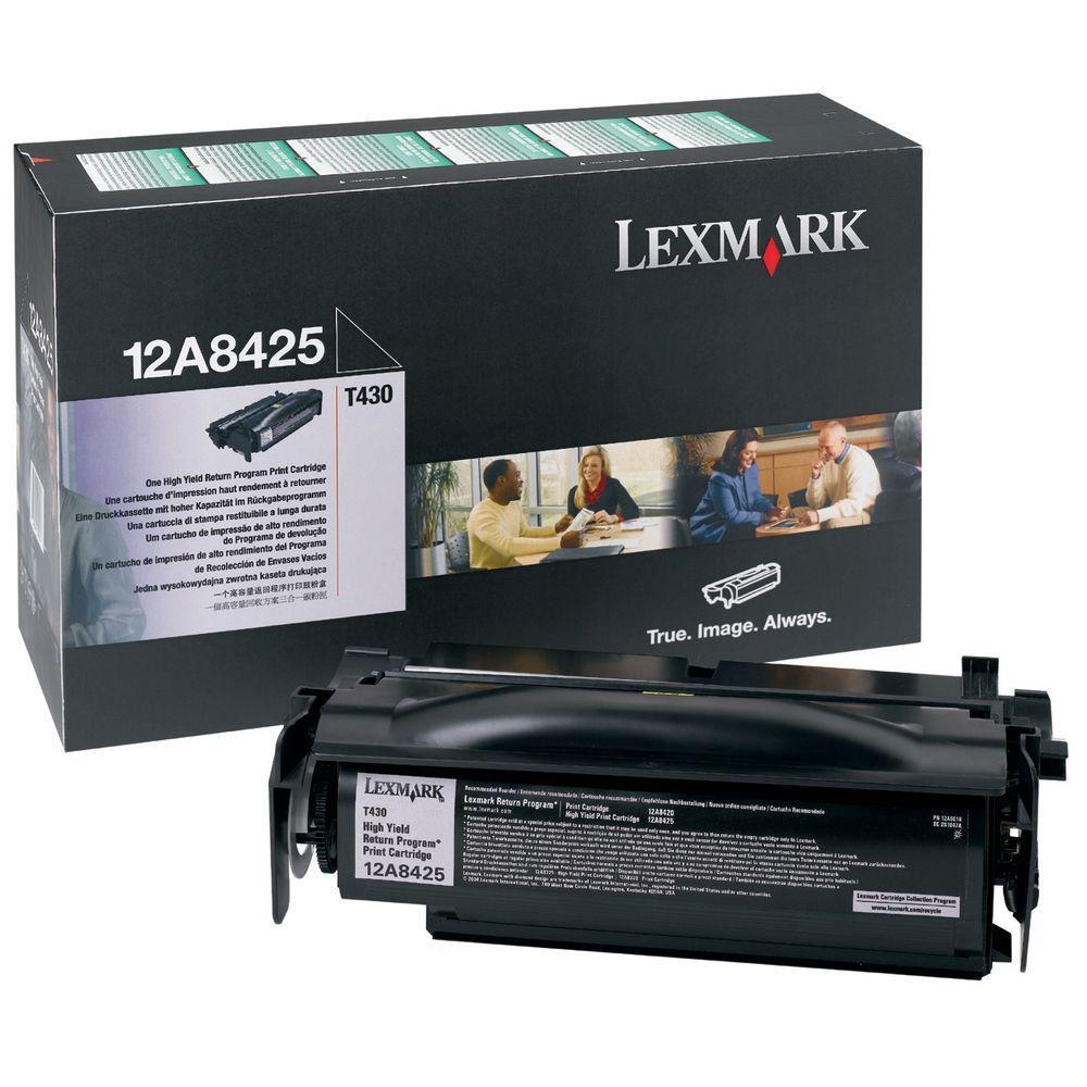 LEXMARK Cartouche Laser Originale Noire (12 000 pages) - 12A8425