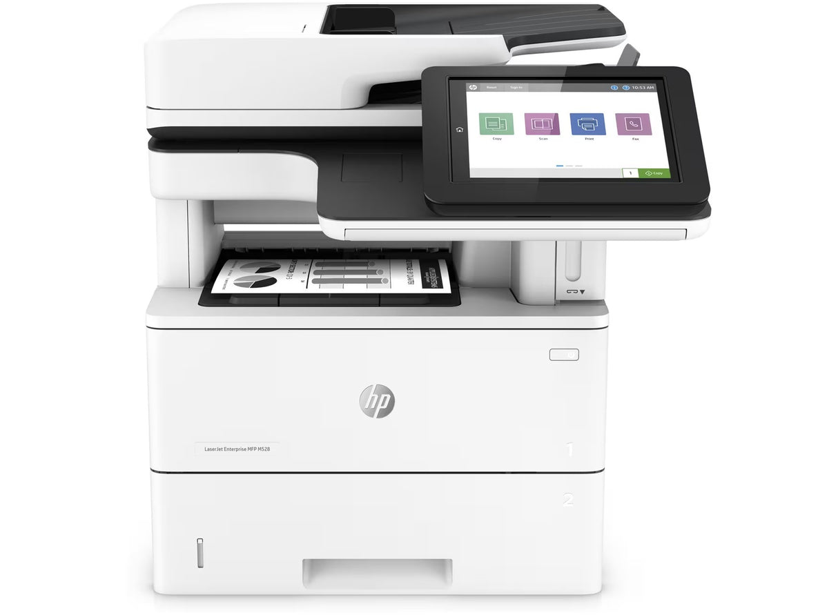 HP HP Laserjet Entreprise M528f Imprimante Multifonction Laser Monochrome Télécopie Impression et numérisation recto-verso - 1PV65A#BGJ