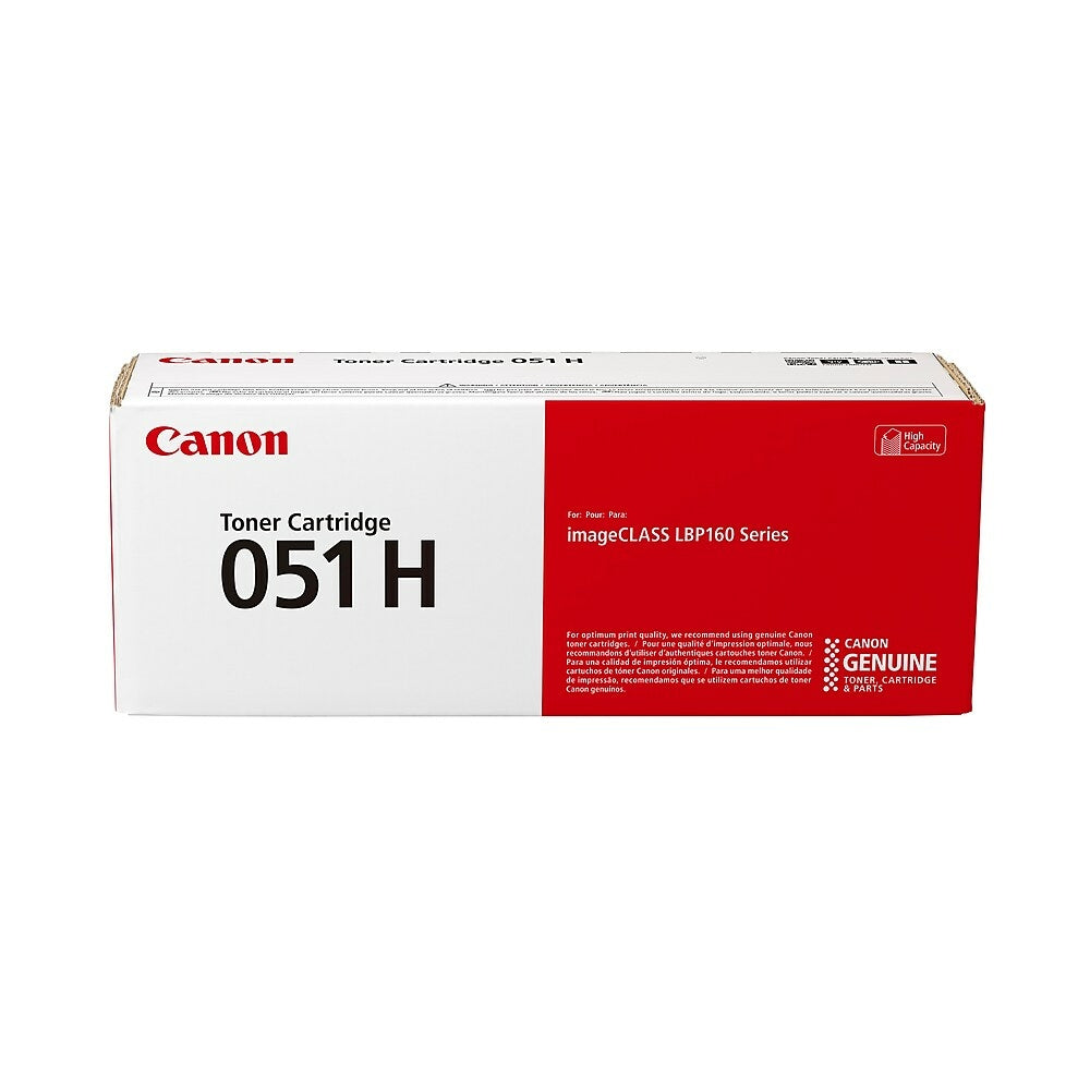 CANON Cartouche Laser Originale Noire (4 100 pages) - 051H - 2169C001