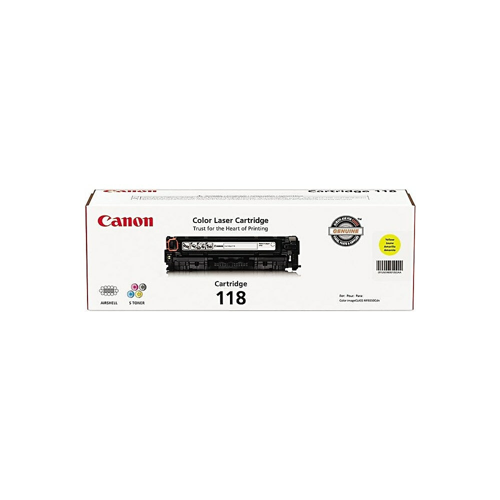 CANON Cartouche Laser Originale Jaune (2 900 pages) - 118 - 2659B001