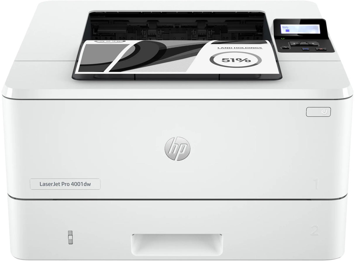 HP LaserJet Pro 4001DW Imprimante Laser Monochrome Sans-fil Impression recto-verso - 2Z601F#BGJ
