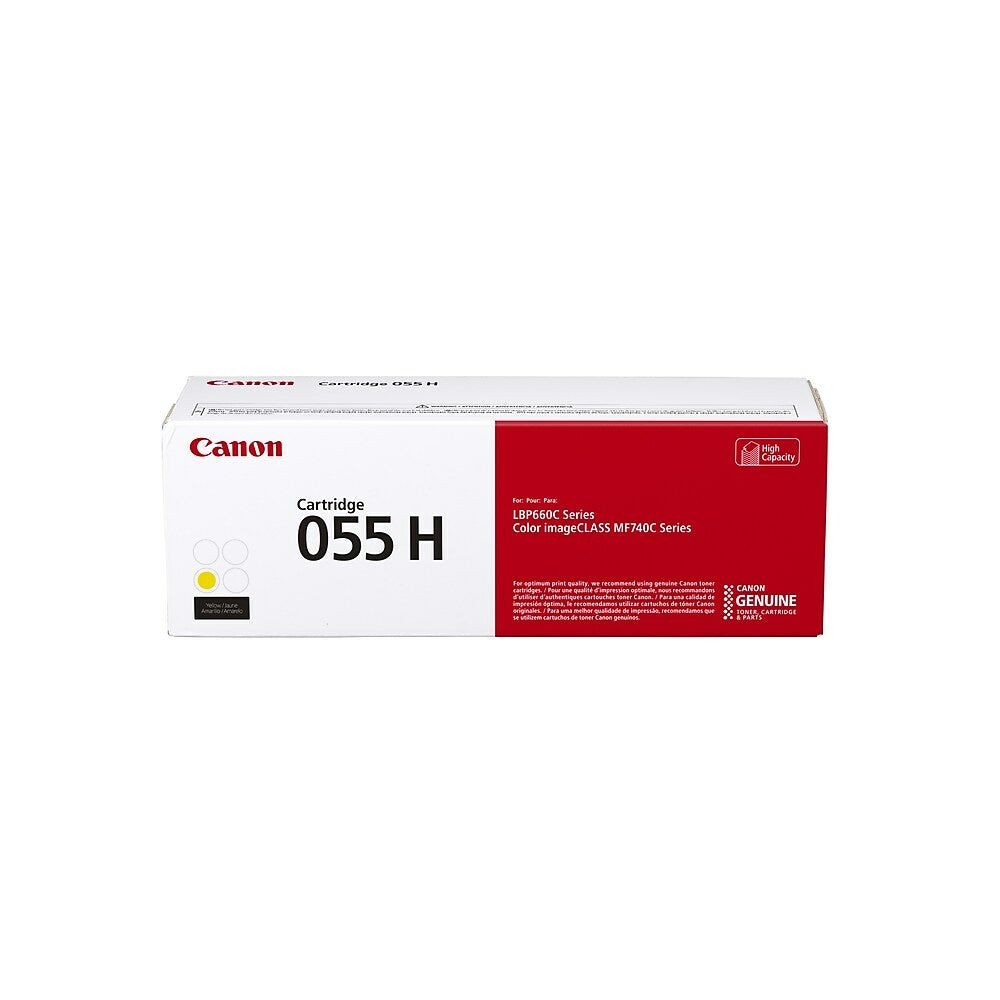 CANON Cartouche Laser Originale Jaune (5 500 pages) - 055H - 3017C001