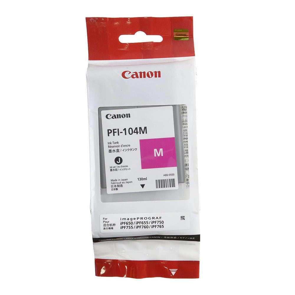 CANON Cartouche Jet d'encre Originale Magenta (2 200 pages) - 104M - 3631B001
