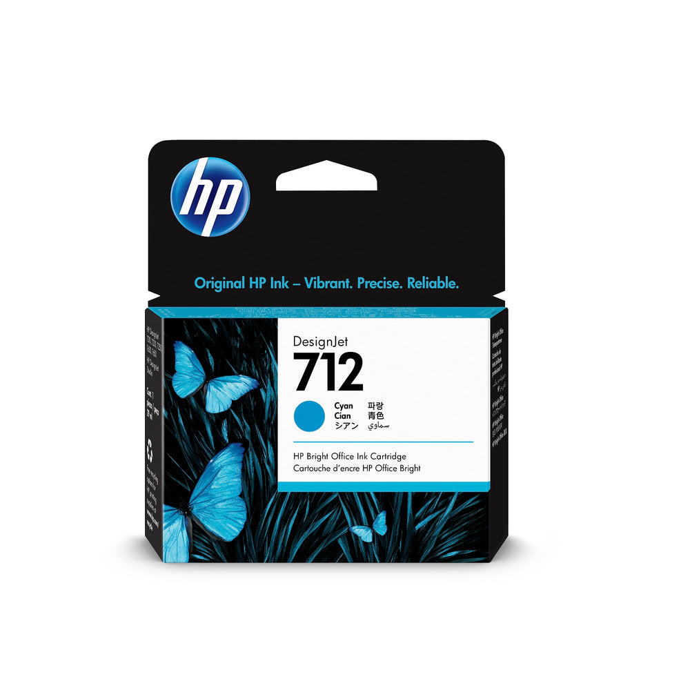 HP Cartouche Jet d'encre Originale Cyan 29 ml - 712 - 3ED67A