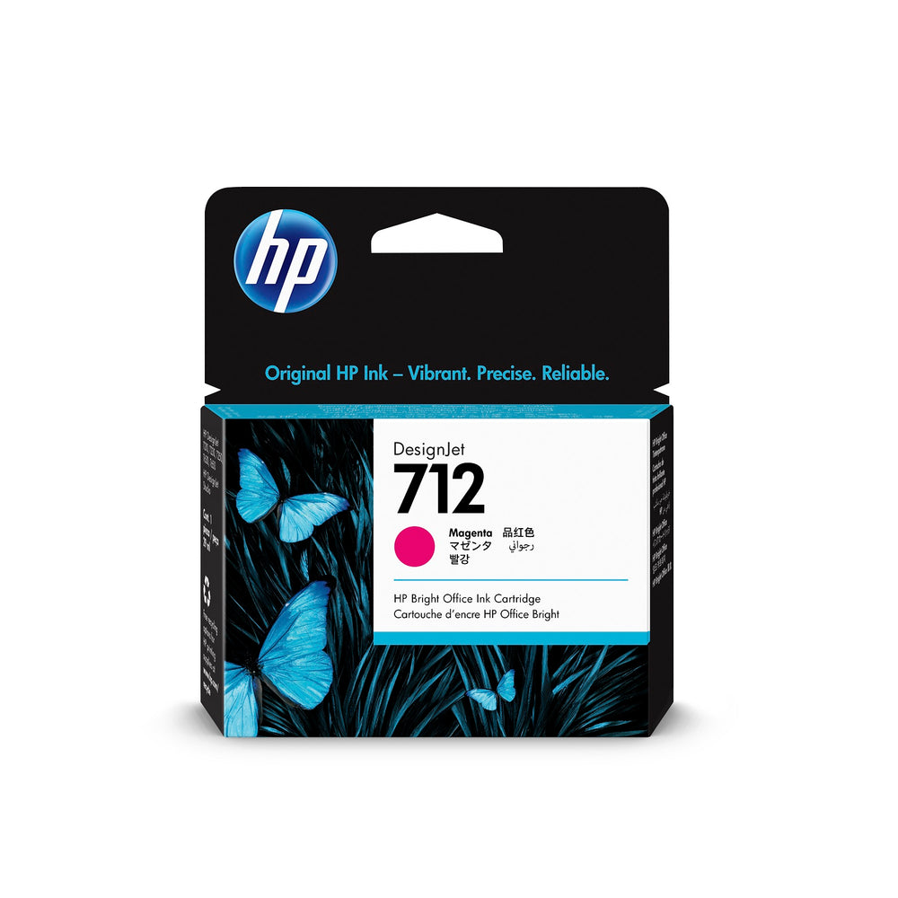 HP Cartouche Jet d'encre Originale Magenta 29 ml - 712 - 3ED68A