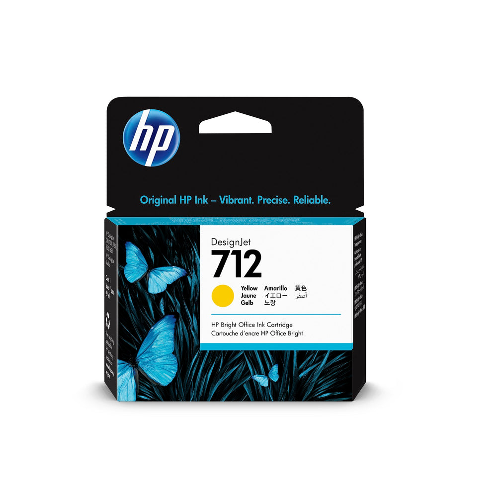 HP Cartouche Jet d'encre Originale Jaune 29 ml - 712 - 3ED69A