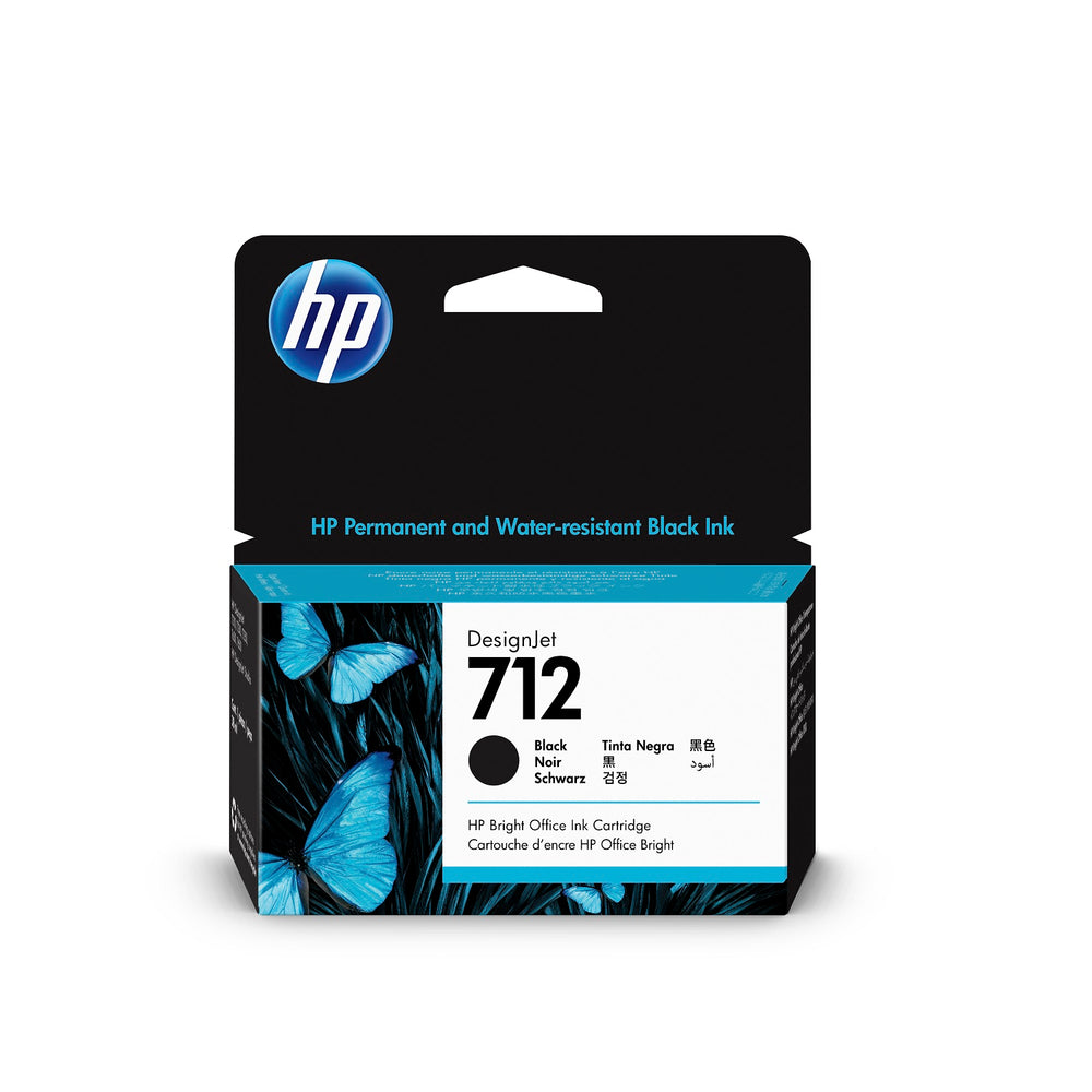 HP Cartouche Jet d'encre Originale Noire 38 ml - 712 - 3ED70A