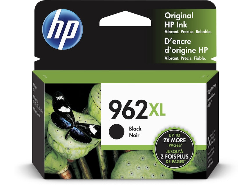 HP Cartouche Jet d'encre Originale Noire (2 000 pages) - 962XL - 3JA03AN