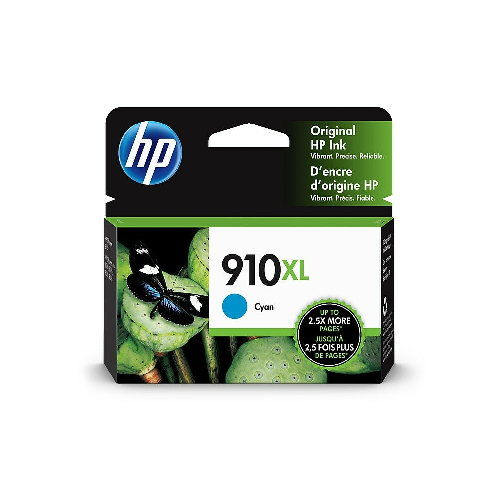 HP Cartouche Jet d'encre Originale Cyan (825 pages) - 910XL - 3YL62AN