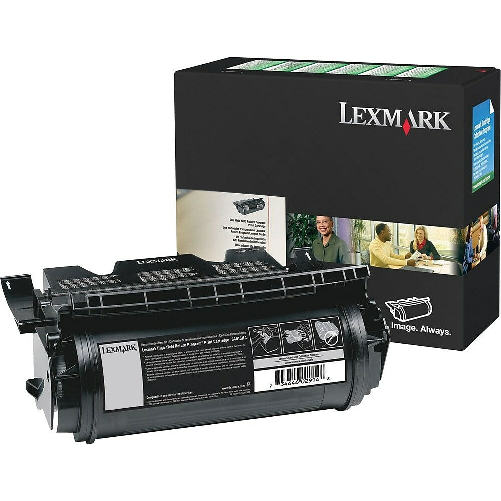 LEXMARK Cartouche Laser Originale Noire (21 000 pages) - 64015HA