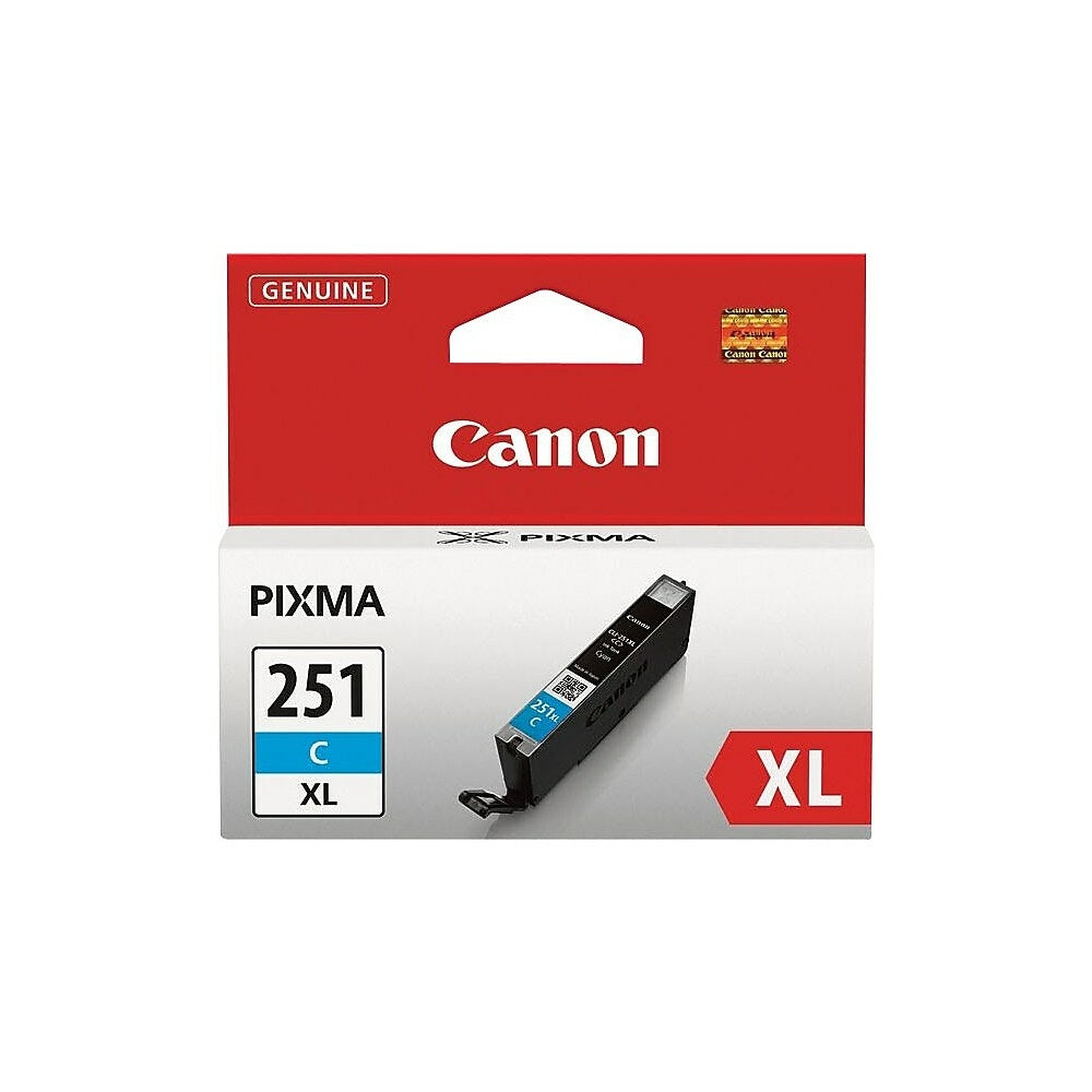 CANON Cartouche Jet d'encre Originale Cyan (705 pages) - CLI-251XLC - 6449B001