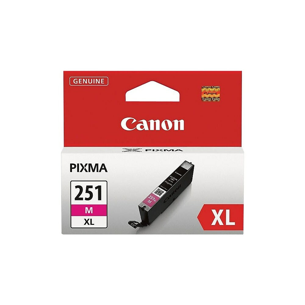 CANON Cartouche Jet d'encre Originale Magenta (690 pages) - CLI-251XLM - 6450B001