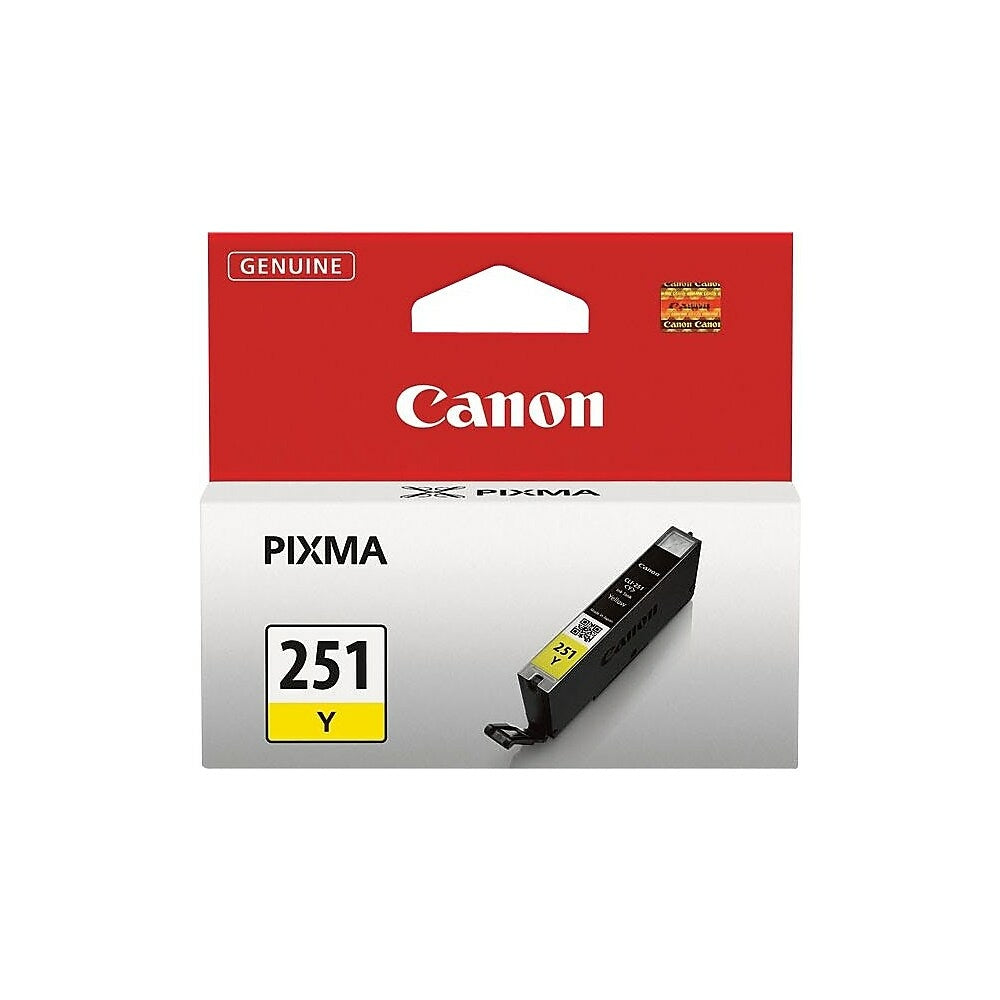 CANON Cartouche Jet d'encre Originale Jaune (300 pages) - 251Y - 6516B001