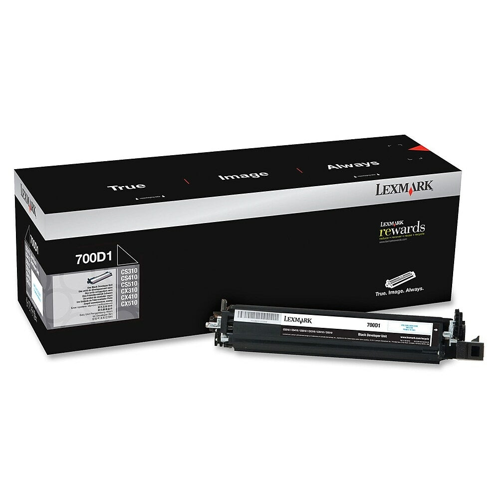 Développeur laser original Lexmark Noir (40 000 p.) - 70C0D10