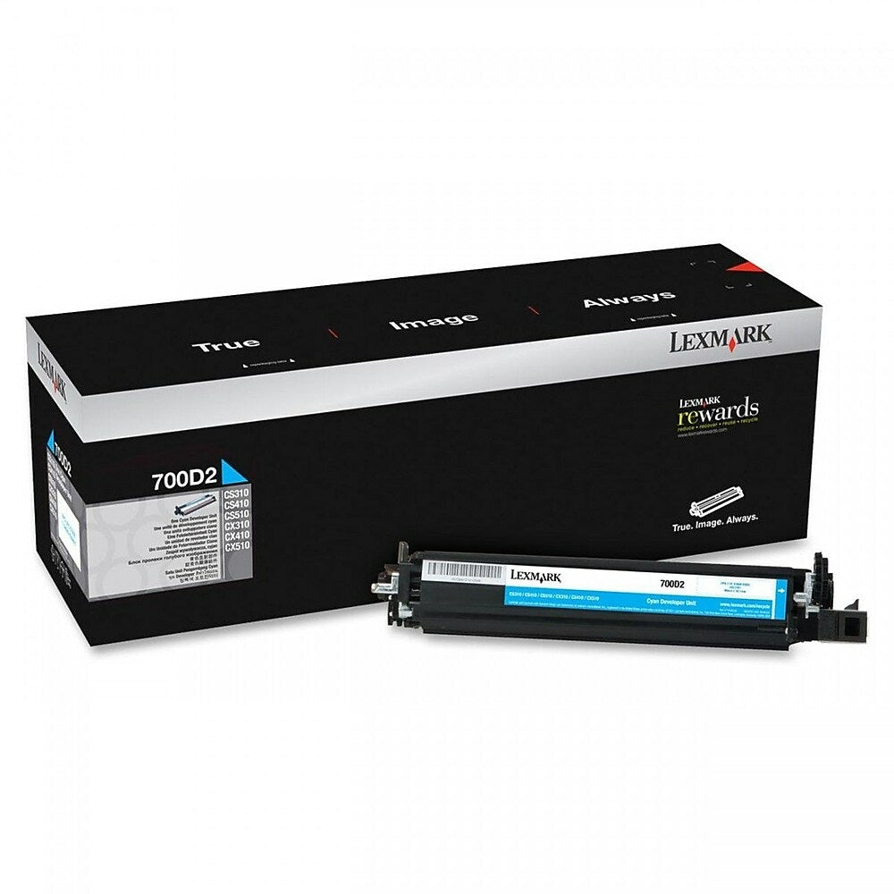 Développeur laser original Lexmark Cyan (40 000 p.) - 70C0D20