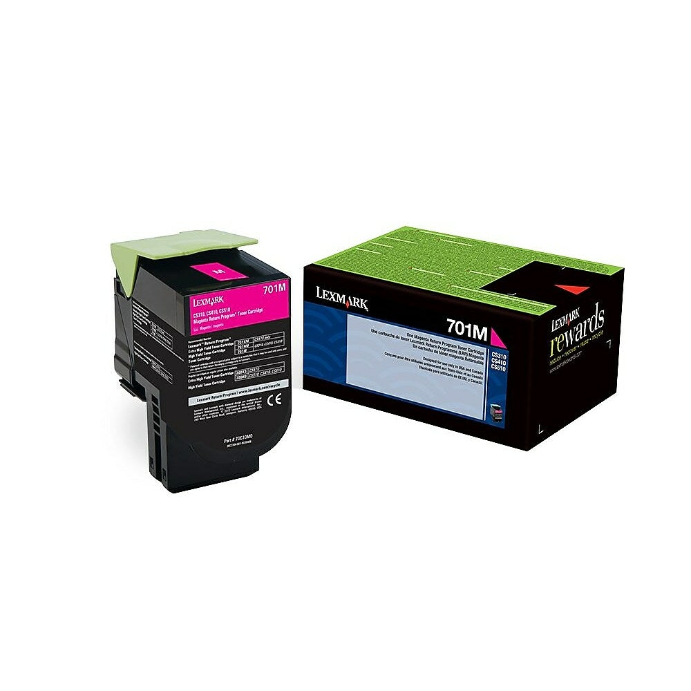 LEXMARK Cartouche Laser Originale Magenta (1 000 pages) - 70C10M0