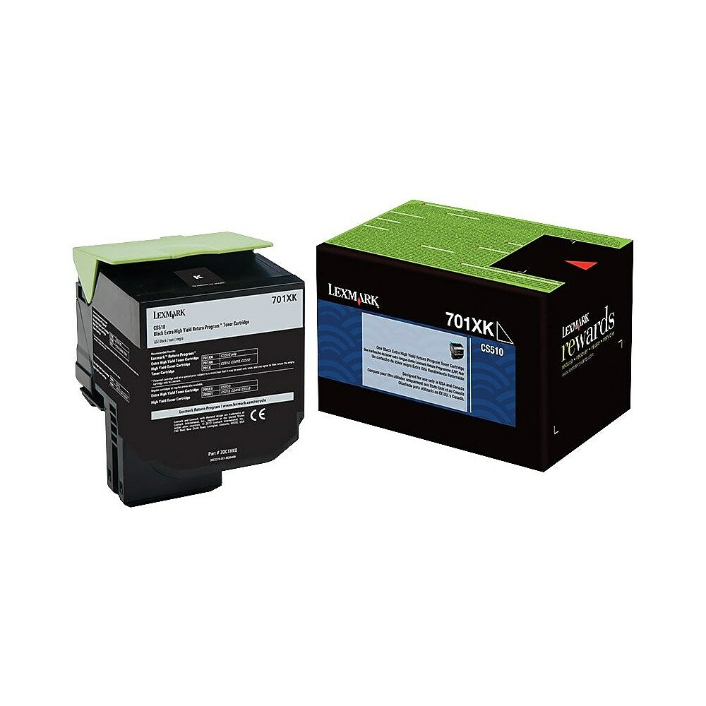 LEXMARK Cartouche Laser Originale Noire (8 000 pages) - 701XK - 70C1XK0