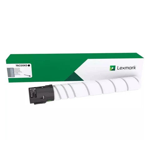 76C00K0 - Cartouche laser originale Lexmark Noire (18 500 pages)