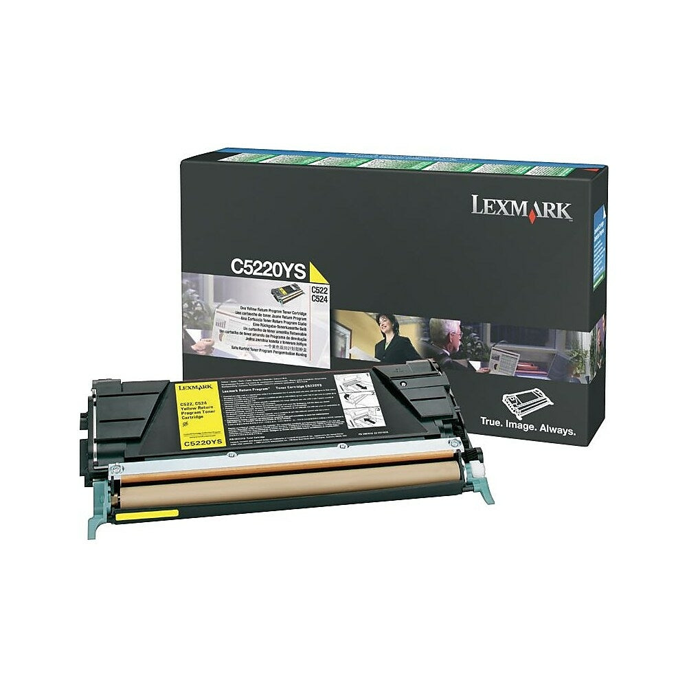 LEXMARK Cartouche Laser Originale Jaune (3 000 pages) - C5220YS