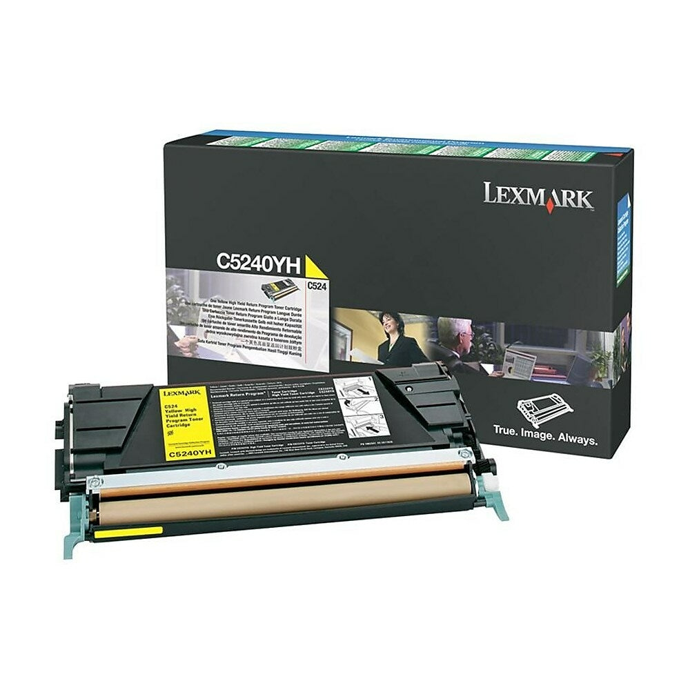 LEXMARK Cartouche Laser Originale Jaune (5 000 pages) - C5240YH