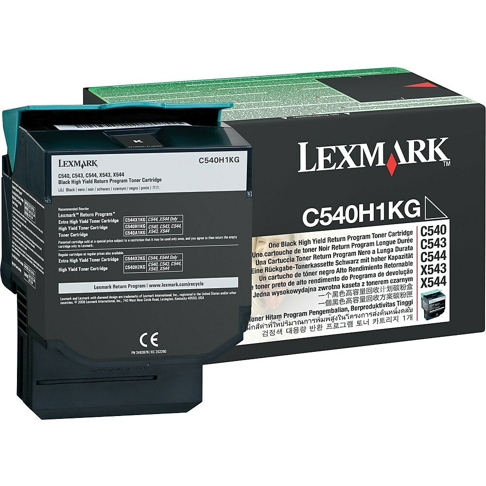 LEXMARK Cartouche Laser Originale Noire (2 500 pages) - C540H1KG