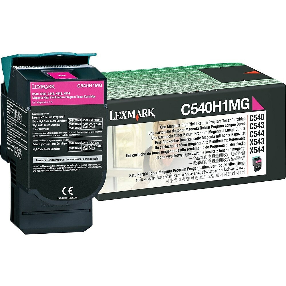 LEXMARK Cartouche Laser Originale Magenta (2 000 pages) - C540H1MG