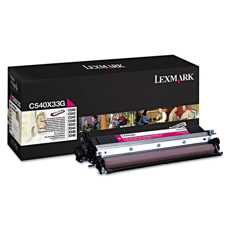 Développeur laser original Lexmark Magenta (30 000 p.) - C540X33G