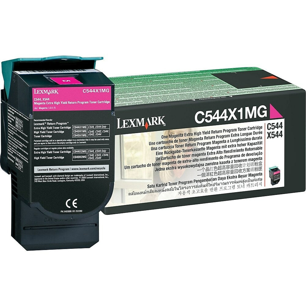 LEXMARK Cartouche Laser Originale Magenta (4 000 pages) - C544X1MG