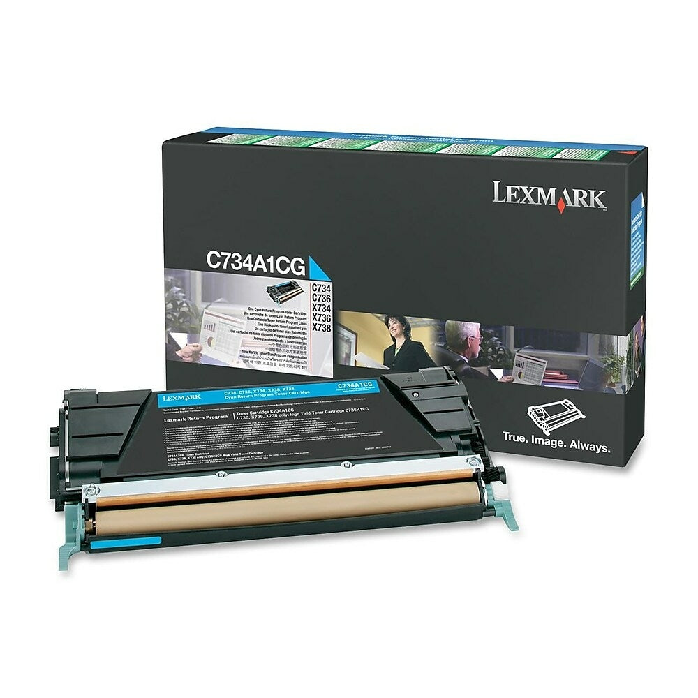 LEXMARK Cartouche Laser Originale Cyan (6 000 pages) - C734A1CG