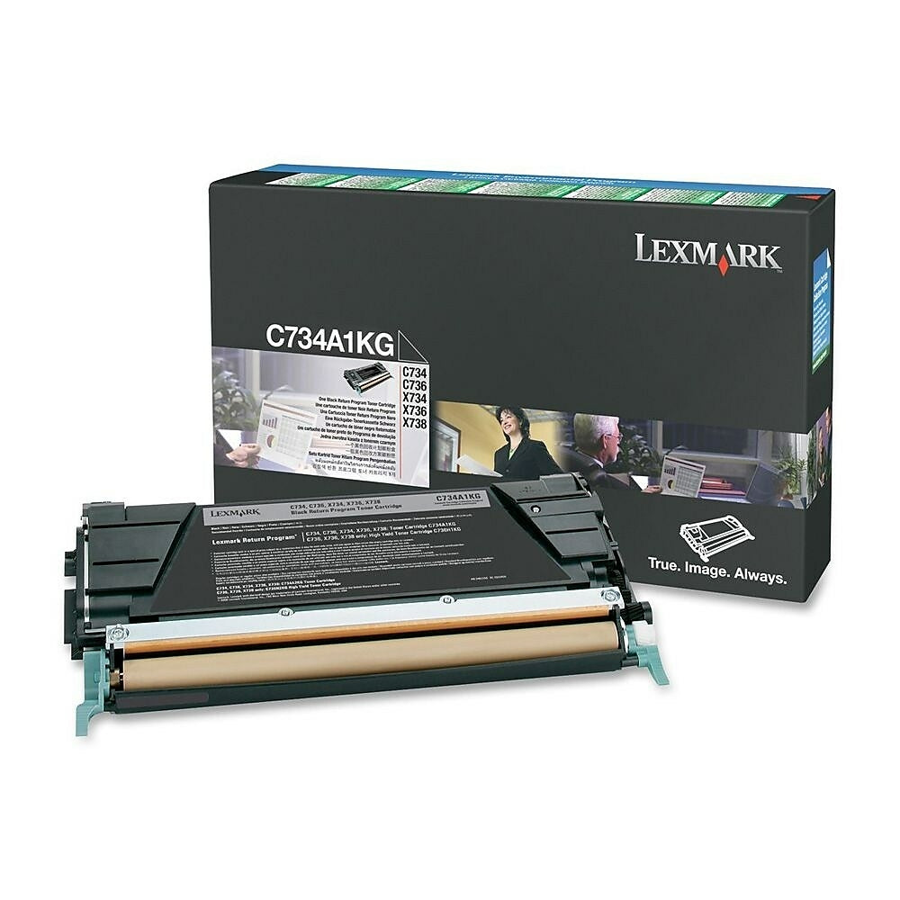 LEXMARK Cartouche Laser Originale Noire (8 000 pages) - C734A1KG