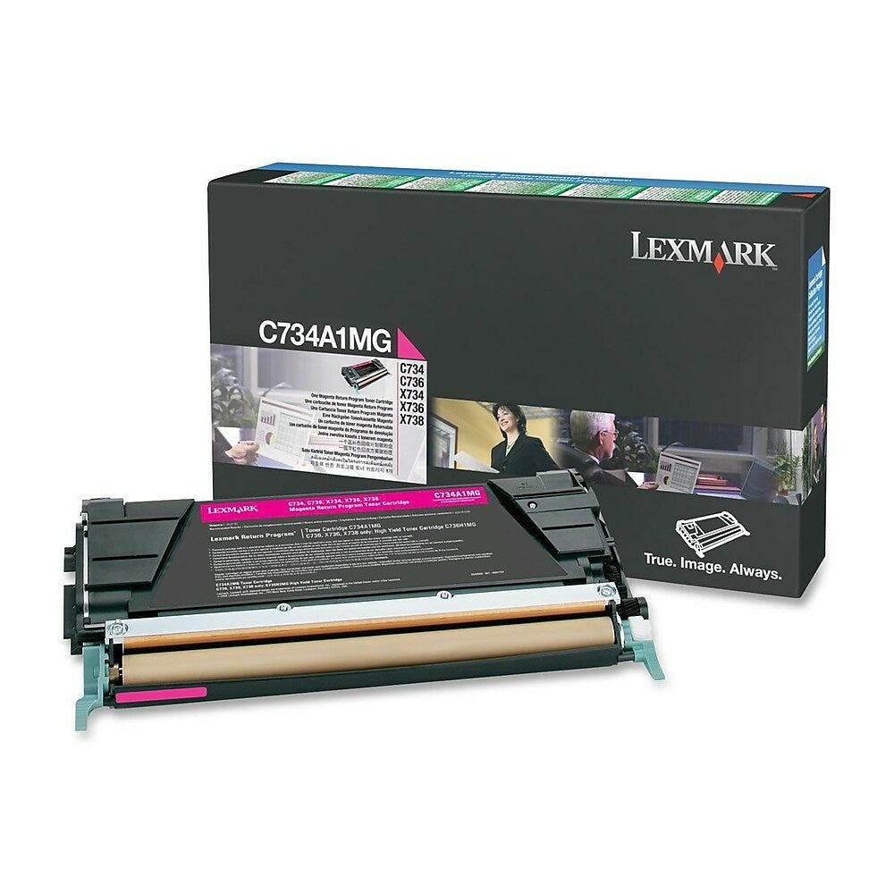LEXMARK Cartouche Laser Originale Magenta (6 000 pages) - C734A1MG