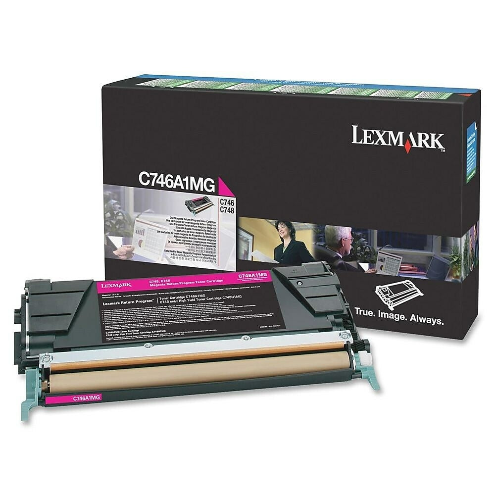 LEXMARK Cartouche Laser Originale Magenta (7 000 pages) - C746A1MG