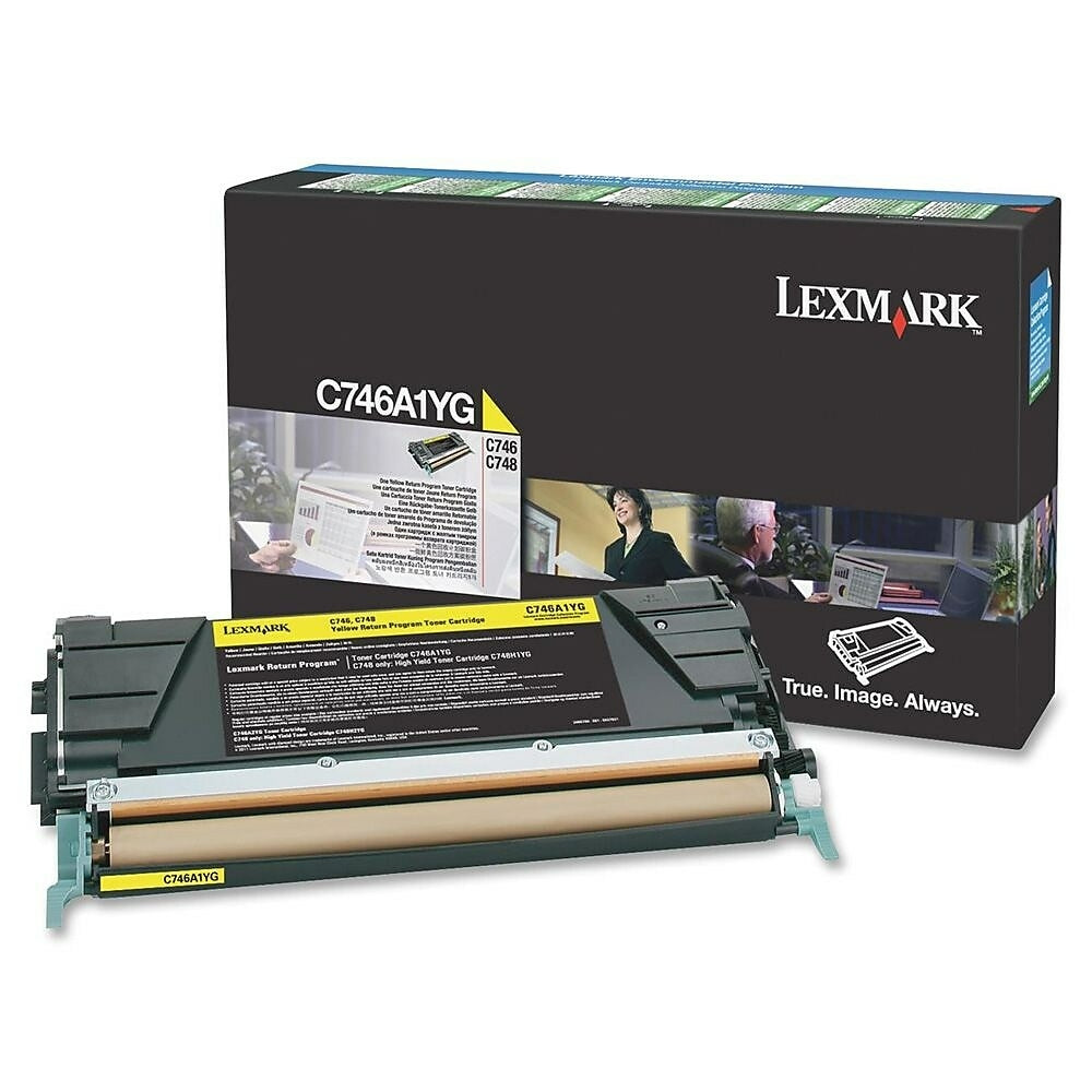 LEXMARK Cartouche Laser Originale Jaune (7 000 pages) - C746A1YG