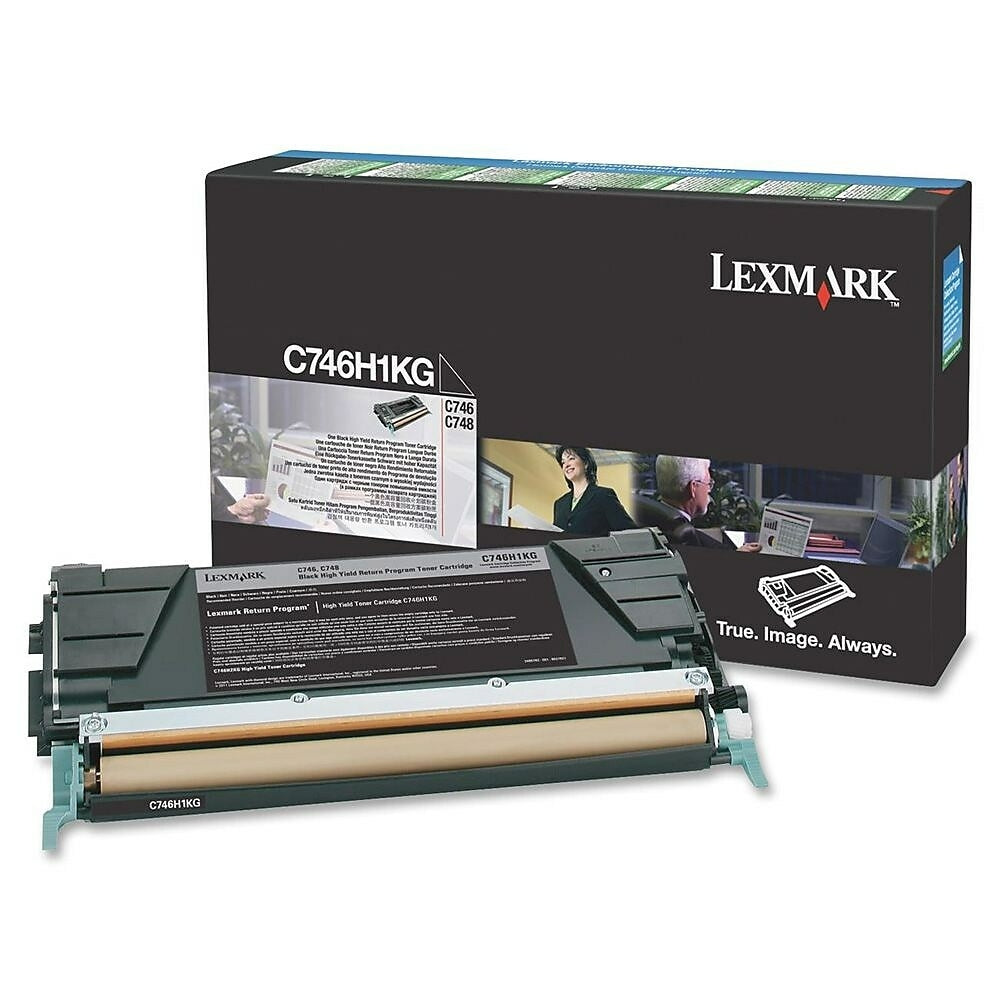 LEXMARK Cartouche Laser Originale Noire (12 000 pages) - C746H1KG