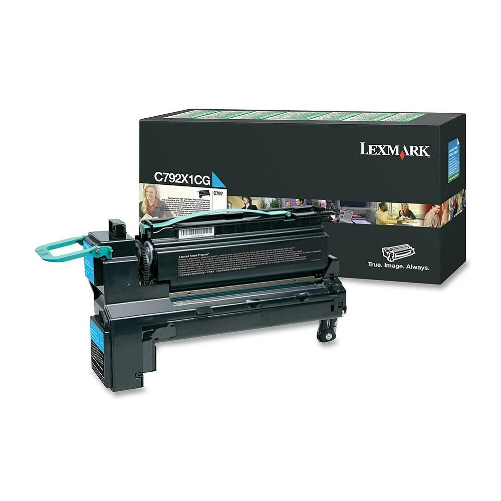 LEXMARK Cartouche Laser Originale Cyan (20 000 pages) - C792X1CG