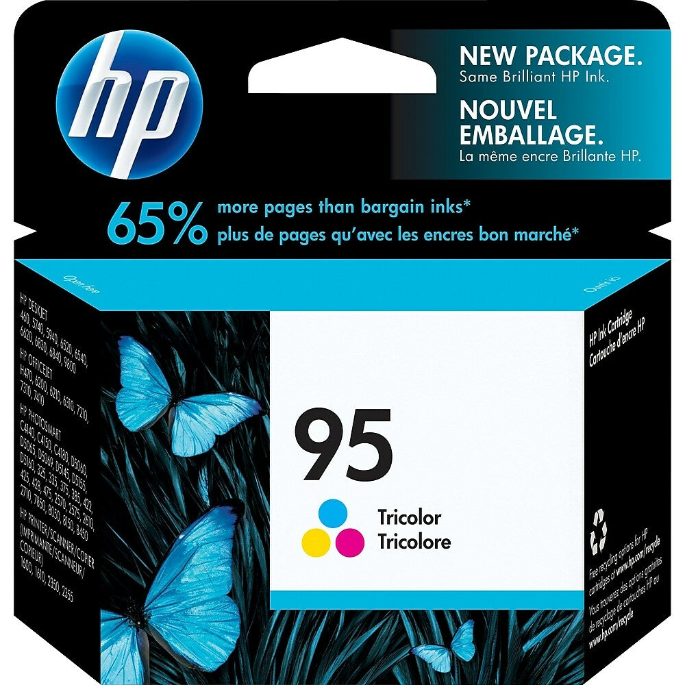HP Cartouche Jet d'encre Originale CMY (260 pages) - 95 - C8766WN