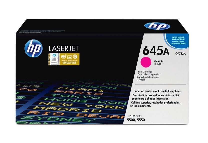 HP Cartouche Laser Originale Magenta (12 000 pages) - 645A - C9733A