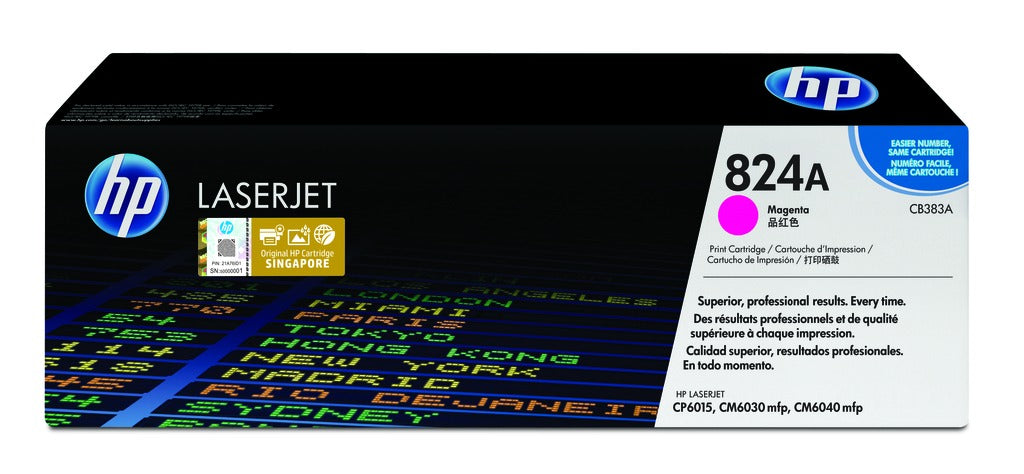 HP Cartouche Laser Originale Magenta (21 000 pages) - 823A - CB383A