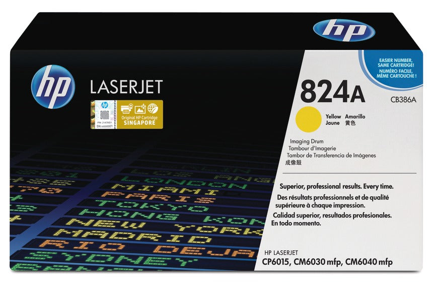 Tambour laser original HP Jaune (35 000 p.) - CB386A - (824A)