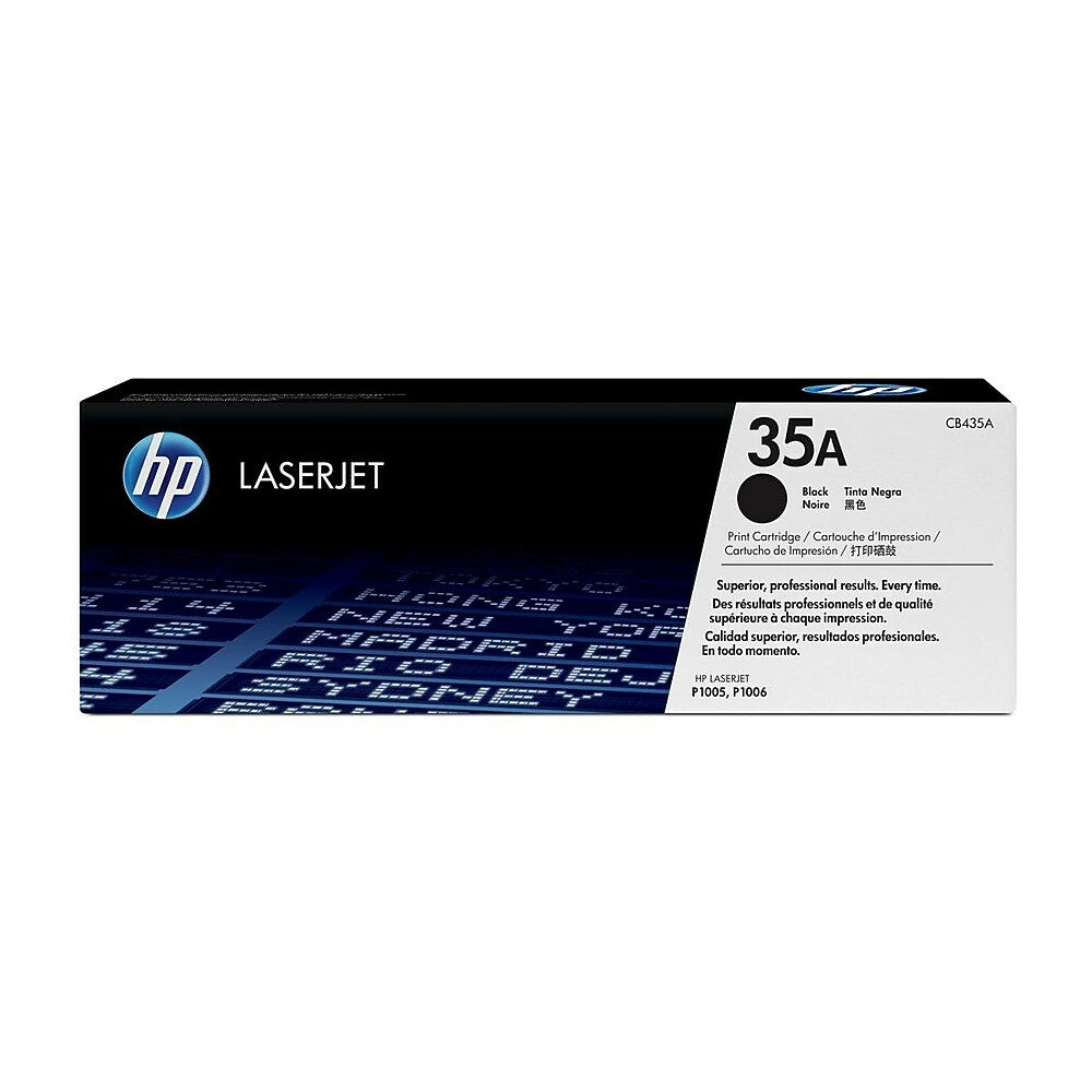 HP Cartouche Laser Originale Noire (1 500 pages) - 35A - CB435A