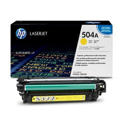 HP Cartouche Laser Originale Jaune (7 000 pages) - 504A - CE252A