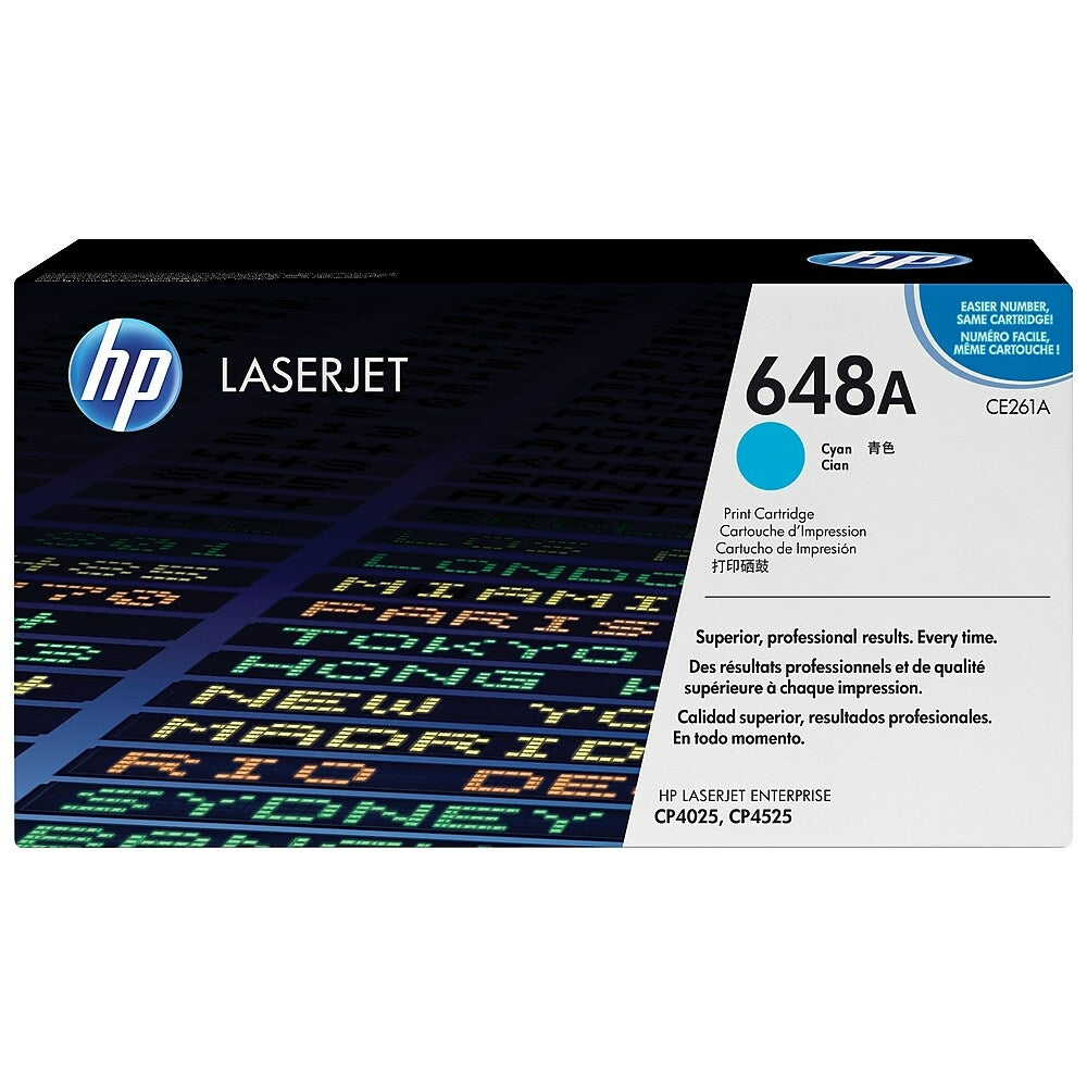 HP Cartouche Laser Originale Cyan (11 000 pages) - 648A - CE261A