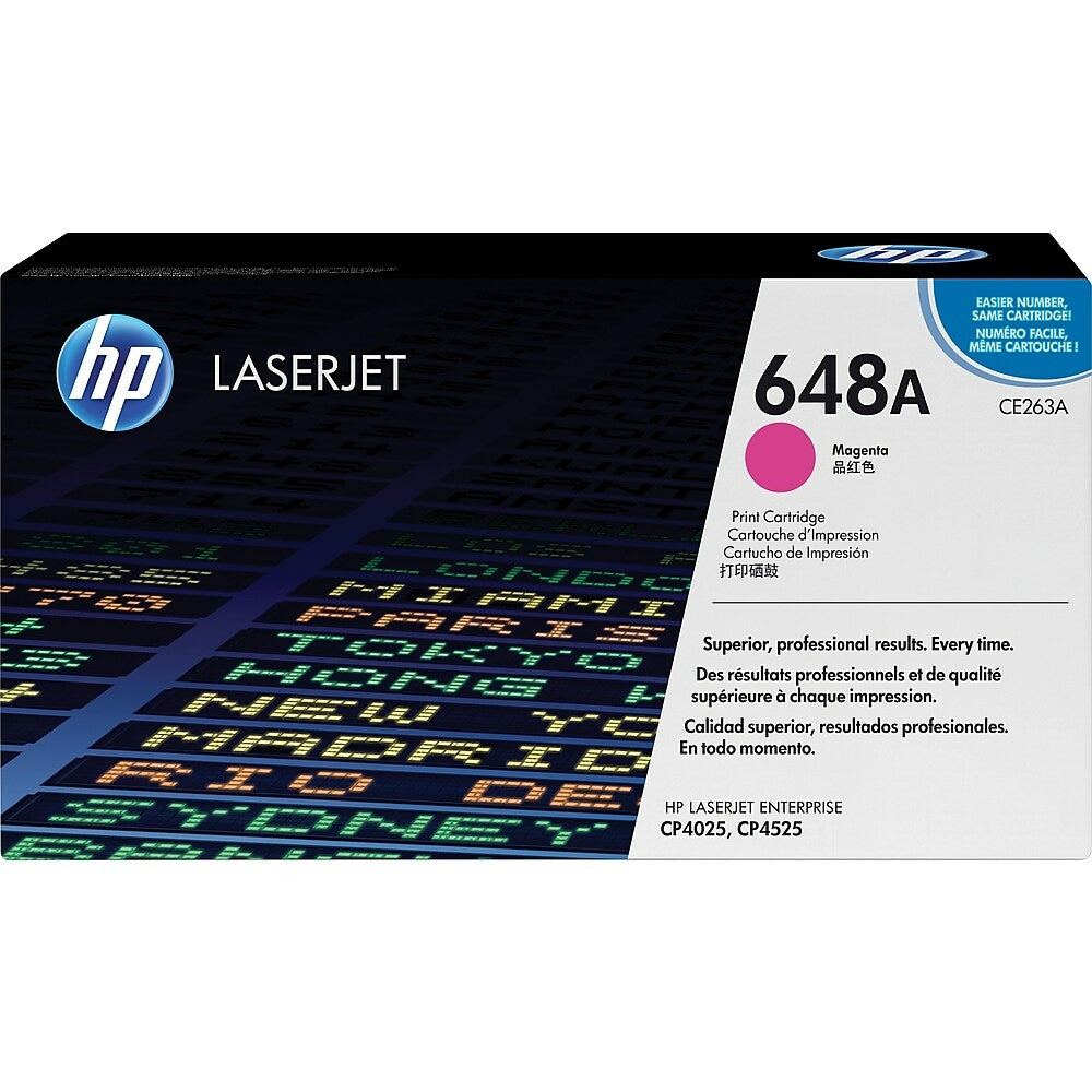 HP Cartouche Laser Originale Magenta (11 000 pages) - 648A - CE263A