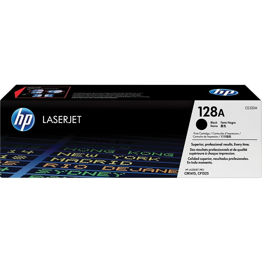 HP Cartouche Laser Originale Noire (2 000 pages) - 128A - CE320A