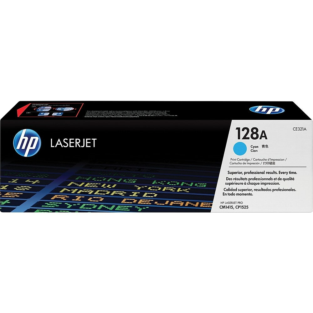 HP Cartouche Laser Originale Cyan (1 300 pages) - 128A - CE321A