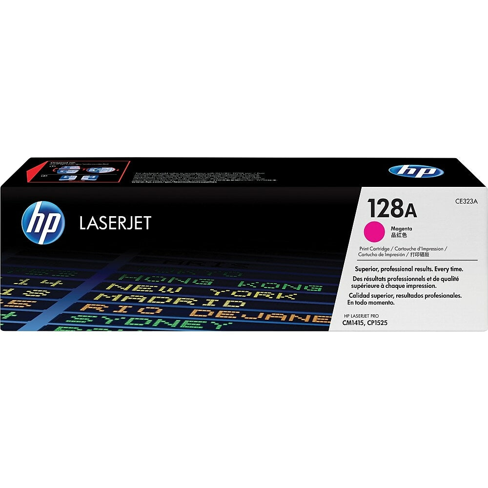 HP Cartouche Laser Originale Magenta (1 300 pages) - 128A - CE323A